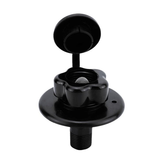RV Ship Flange Threaded Leak-proof Water Inlet Connector Check Valve, Black 1, Black 2, Black 3, White 1, White 2, White 3