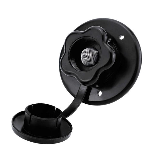 RV Ship Flange Threaded Leak-proof Water Inlet Connector Check Valve, Black 1, Black 2, Black 3, White 1, White 2, White 3