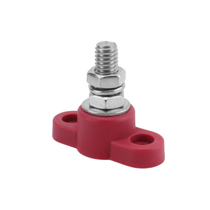 12V RV Yacht M10 Single Pole Battery Terminal, Red, Black, Red Black Pair