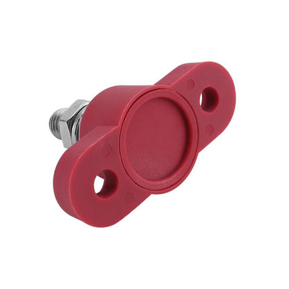 12V RV Yacht M10 Single Pole Battery Terminal, Red, Black, Red Black Pair