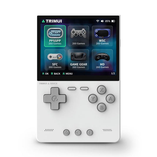 TRIMUI BRICK Open Source Pocket Console Portable Wireless Bluetooth HD Retro Arcade, Standard No Card, 64G, 128G, 256G