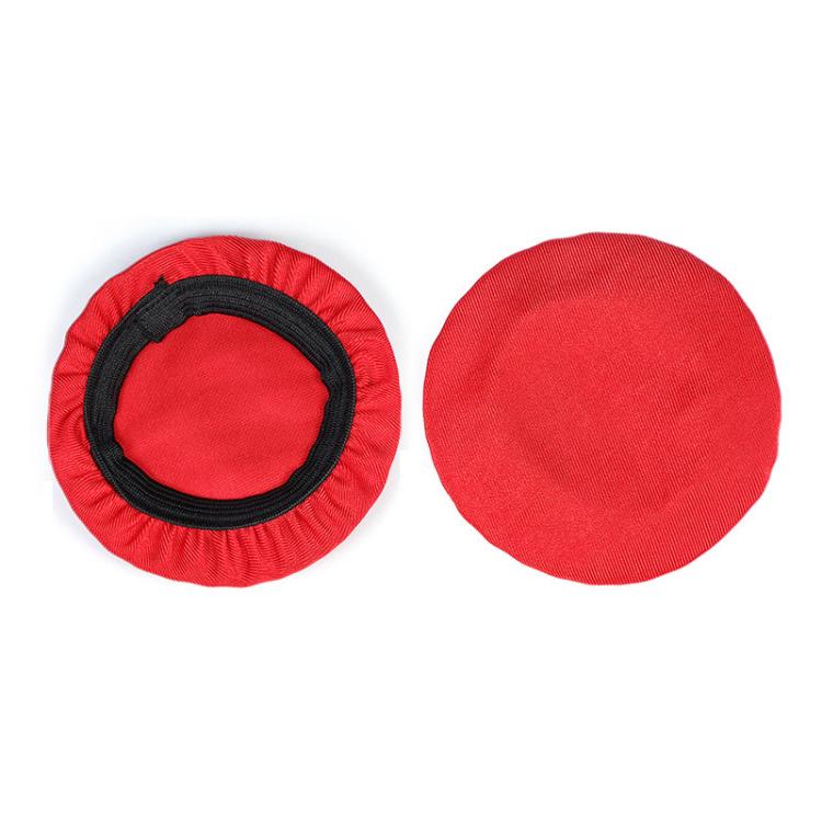 2pcs Universal Round Reusable Headset Dust Cover Sweat-proof Breathable Protective Cover, S Black, S Gray, S Red, S Blue, L Black, L Gray, L Red, L Blue