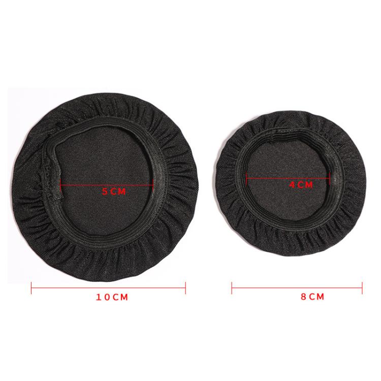 2pcs Universal Round Reusable Headset Dust Cover Sweat-proof Breathable Protective Cover, S Black, S Gray, S Red, S Blue, L Black, L Gray, L Red, L Blue