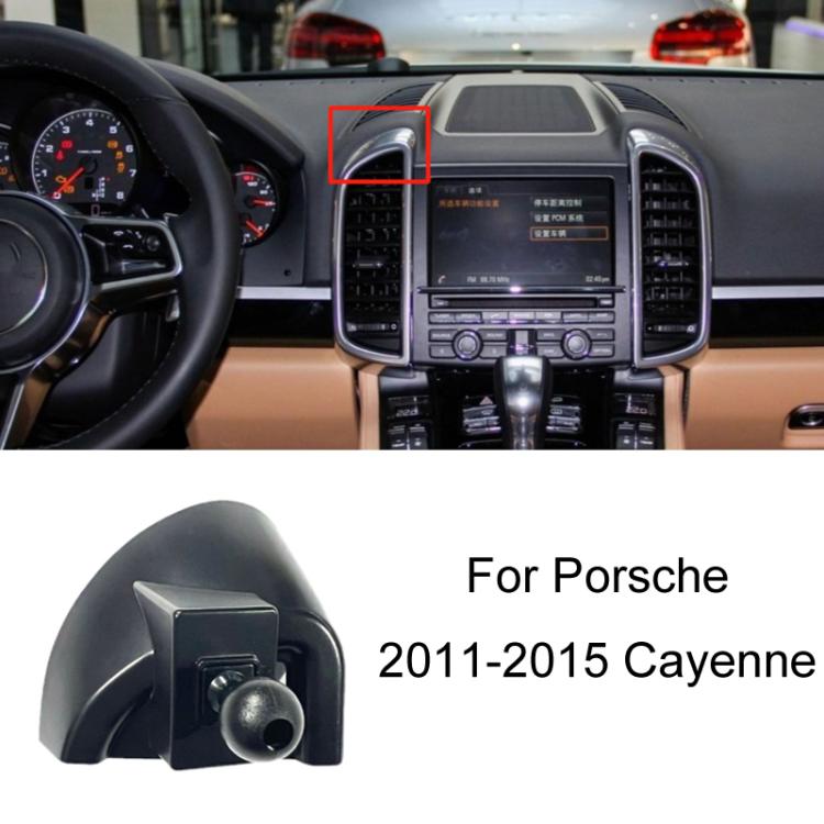 For Porsche Left Driving Car-Mounted Mobile Phone Navigation Holder Base, 10-16 Panamera, 11-15 Cayenne, 12-18 Porsche 911, 14-23 Macan + 18-23 Cayenne, 16-17 Cayenne, 16-23 718, 17-23 Panamera Co-pilot, 17-23 Panamera Instrument Panel, 19-23 Porsche 911