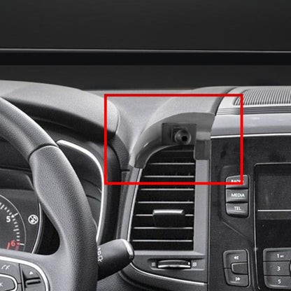 Pour support de navigation de téléphone portable spécial monté sur voiture de conduite à gauche Renault, Koleos 9-16, Koleos 15-19, Koleos 16-19