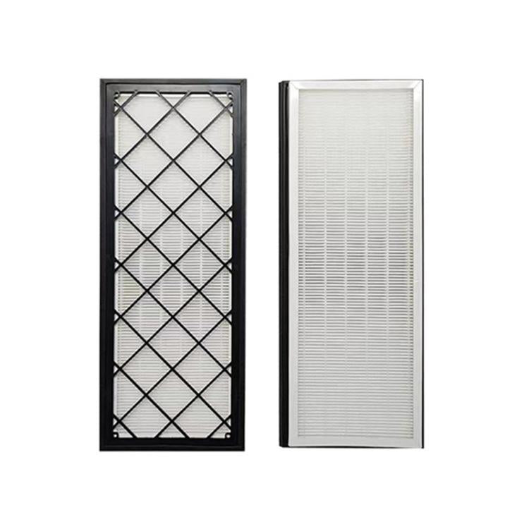 For Tesla Model Y Air Inlet Built-In / External Filter Purification Filter Element, Lower Layer, Upper Layer, External Upper Layer