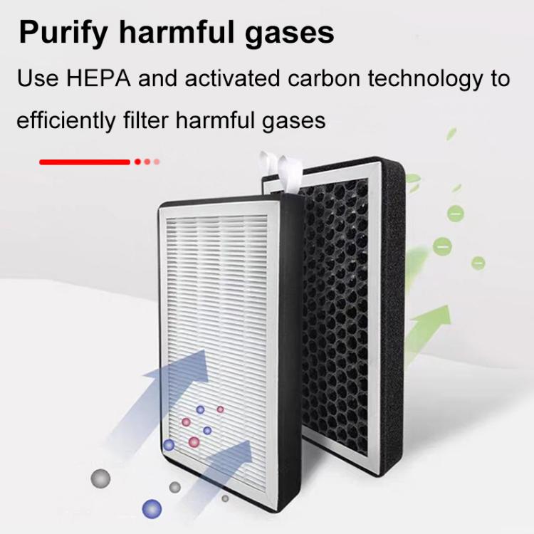 For Tesla Model Y Air Inlet Built-In / External Filter Purification Filter Element, Lower Layer, Upper Layer, External Upper Layer