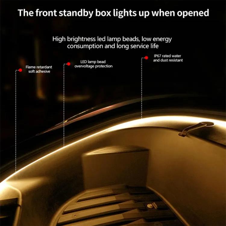 For Tesla Model 3 / Y Front Trunk Atmosphere Decorative Lights Welcome Light Bar