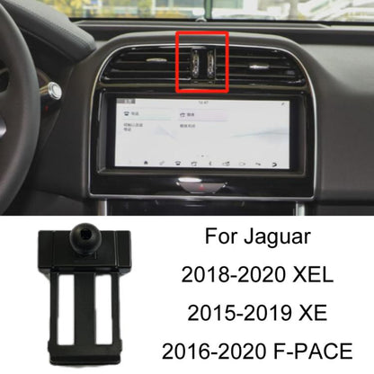 For Jaguar Left Driving Car Special Mobile Phone Navigation Bracket Base, 08-15 XF, 17-20 XFL, 18-20 XEL/15-19 XE/16-20 F-PACE, 18 E-Pace, 21-23 F-PACE/21-22 XFL