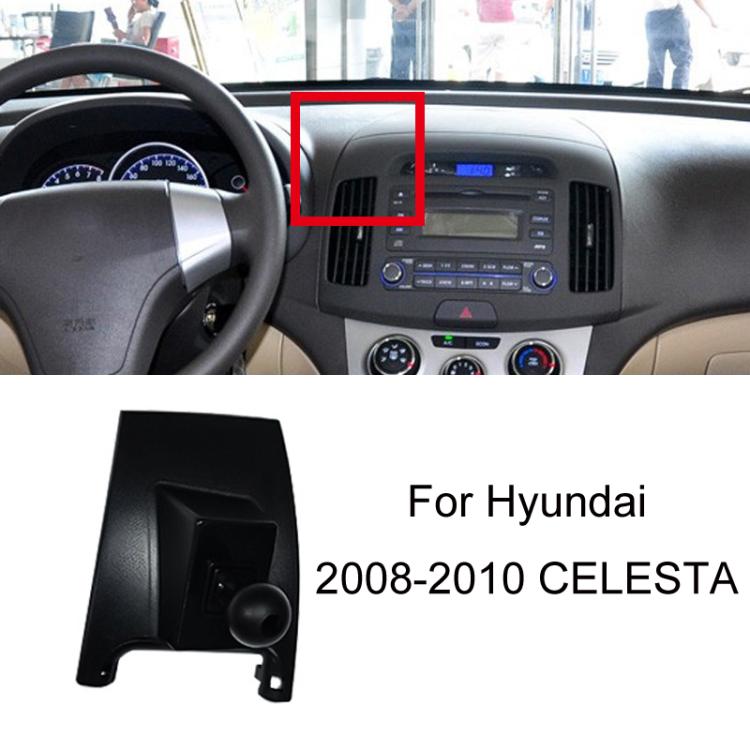 For Hyundai Left Driving Car Special Mobile Navigation Bracket Base, 04-11 Elantra, 06-13 Tussan, 08-10 CELESTA, 10-15 IX35, 10-16 Reina, 11-14 8 Generation Sonata, 11-16 CELESTA, 12-21 Elantra, 14-16 MISTRA, 15-18 Tussan, 15-19 IX25�������������������...