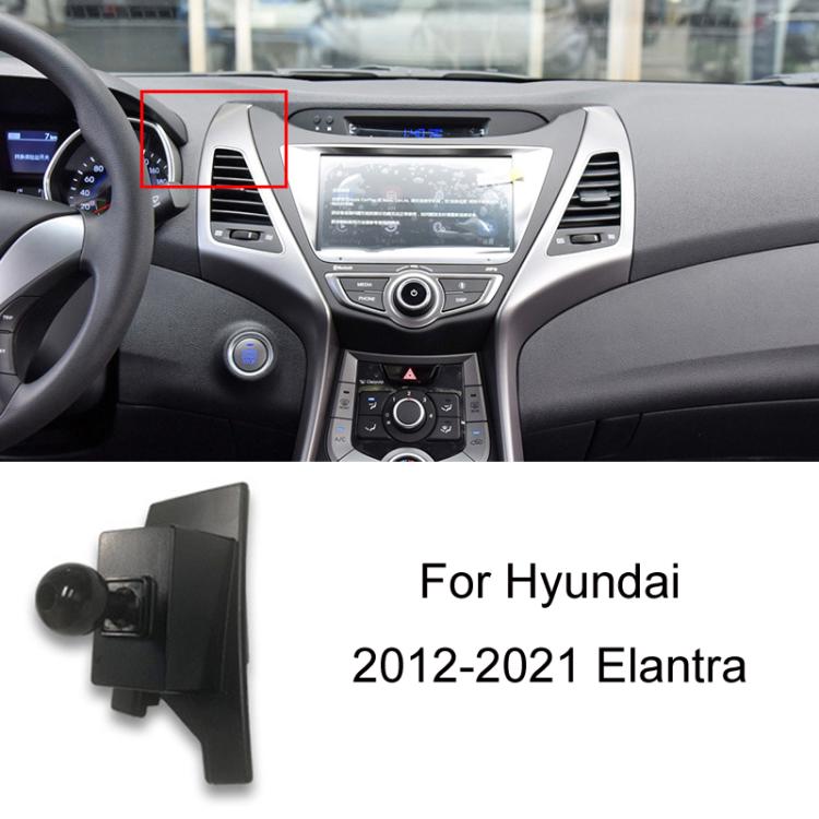 For Hyundai Left Driving Car Special Mobile Navigation Bracket Base, 04-11 Elantra, 06-13 Tussan, 08-10 CELESTA, 10-15 IX35, 10-16 Reina, 11-14 8 Generation Sonata, 11-16 CELESTA, 12-21 Elantra, 14-16 MISTRA, 15-18 Tussan, 15-19 IX25�������������������...