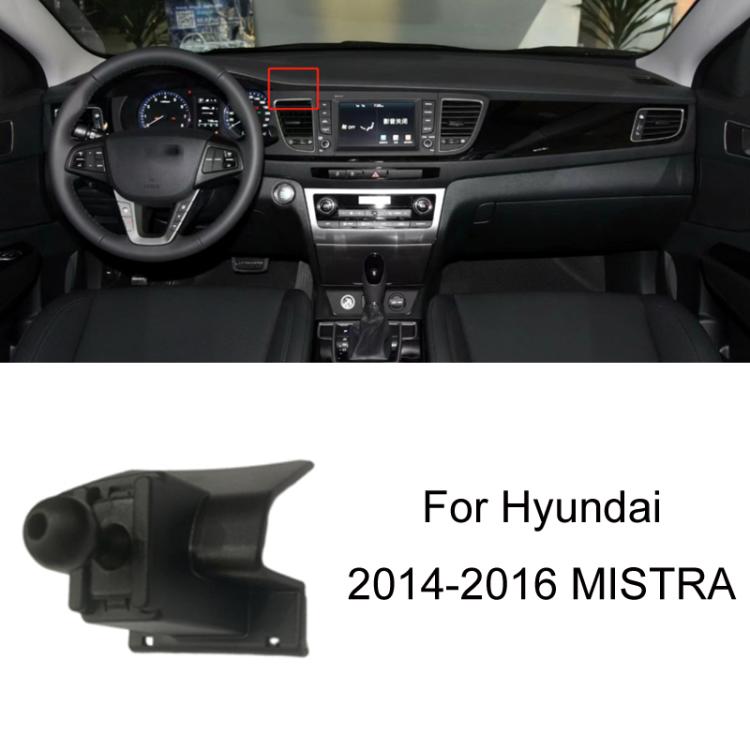 For Hyundai Left Driving Car Special Mobile Navigation Bracket Base, 04-11 Elantra, 06-13 Tussan, 08-10 CELESTA, 10-15 IX35, 10-16 Reina, 11-14 8 Generation Sonata, 11-16 CELESTA, 12-21 Elantra, 14-16 MISTRA, 15-18 Tussan, 15-19 IX25�������������������...