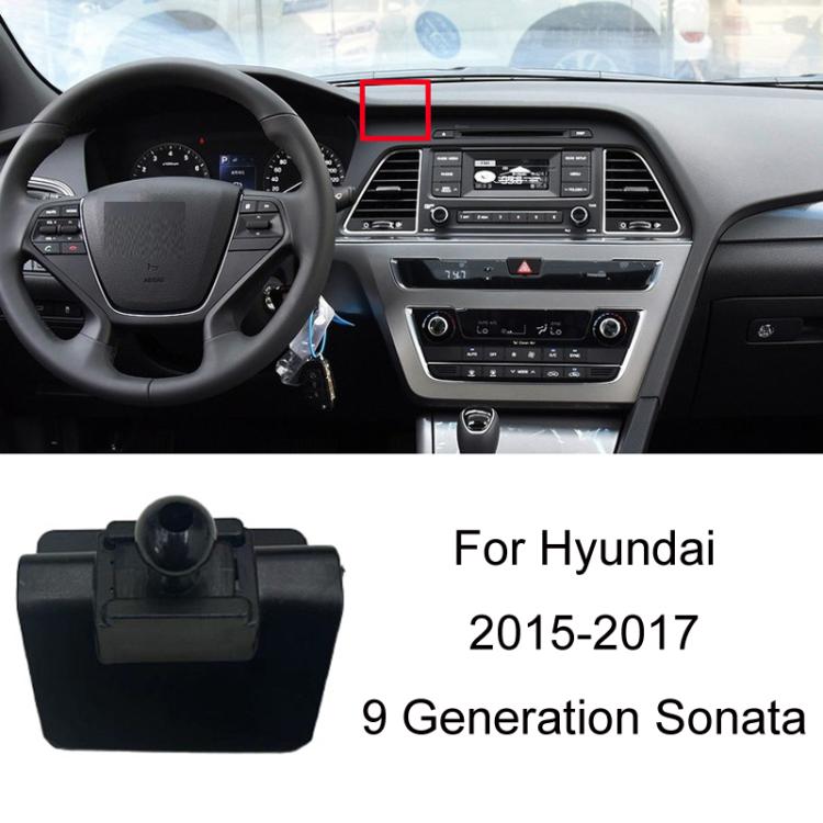 For Hyundai Left Driving Car Special Mobile Navigation Bracket Base, 04-11 Elantra, 06-13 Tussan, 08-10 CELESTA, 10-15 IX35, 10-16 Reina, 11-14 8 Generation Sonata, 11-16 CELESTA, 12-21 Elantra, 14-16 MISTRA, 15-18 Tussan, 15-19 IX25�������������������...