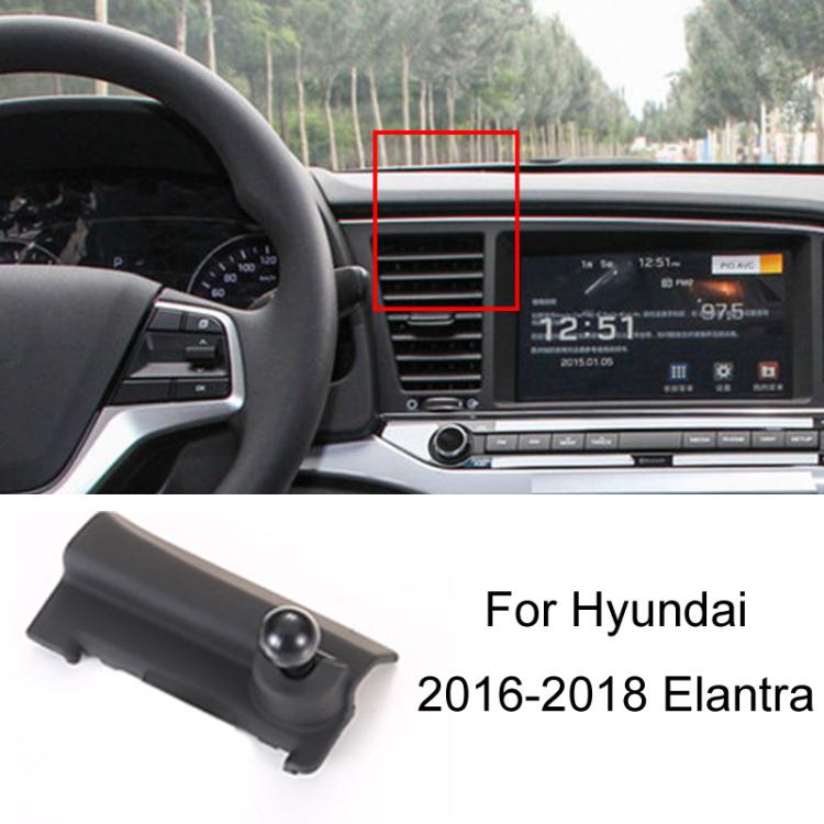 For Hyundai Left Driving Car Special Mobile Navigation Bracket Base, 04-11 Elantra, 06-13 Tussan, 08-10 CELESTA, 10-15 IX35, 10-16 Reina, 11-14 8 Generation Sonata, 11-16 CELESTA, 12-21 Elantra, 14-16 MISTRA, 15-18 Tussan, 15-19 IX25�������������������...