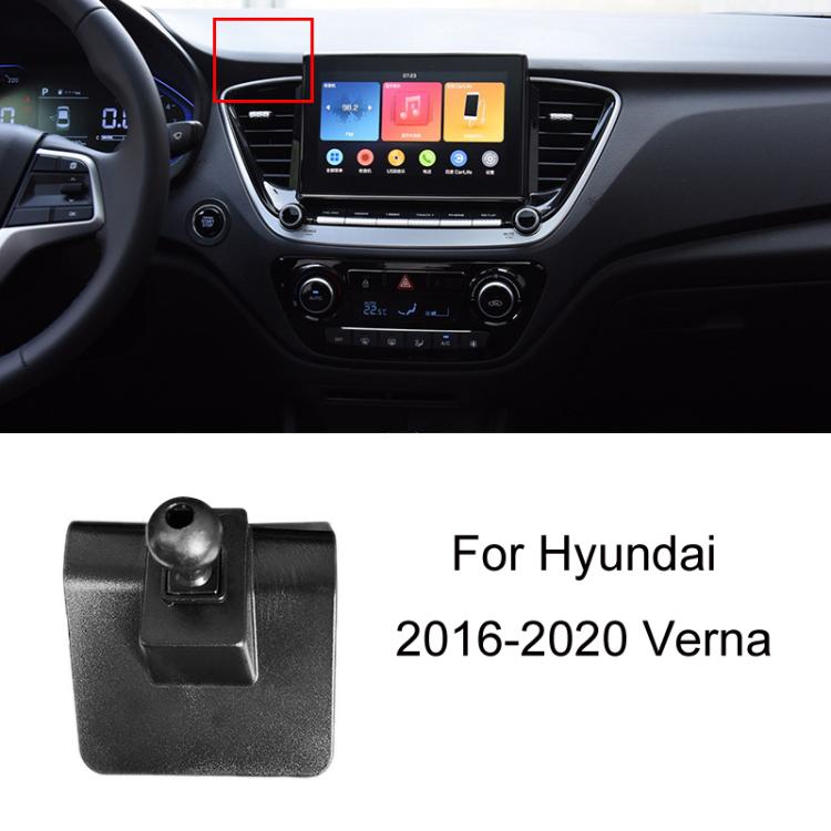 For Hyundai Left Driving Car Special Mobile Navigation Bracket Base, 04-11 Elantra, 06-13 Tussan, 08-10 CELESTA, 10-15 IX35, 10-16 Reina, 11-14 8 Generation Sonata, 11-16 CELESTA, 12-21 Elantra, 14-16 MISTRA, 15-18 Tussan, 15-19 IX25�������������������...
