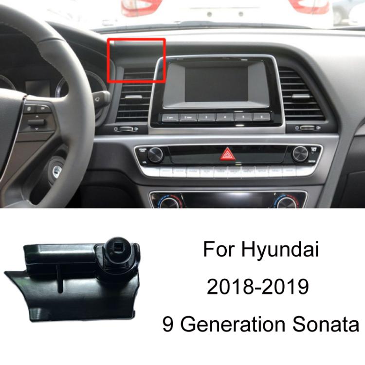 For Hyundai Left Driving Car Special Mobile Navigation Bracket Base, 04-11 Elantra, 06-13 Tussan, 08-10 CELESTA, 10-15 IX35, 10-16 Reina, 11-14 8 Generation Sonata, 11-16 CELESTA, 12-21 Elantra, 14-16 MISTRA, 15-18 Tussan, 15-19 IX25�������������������...