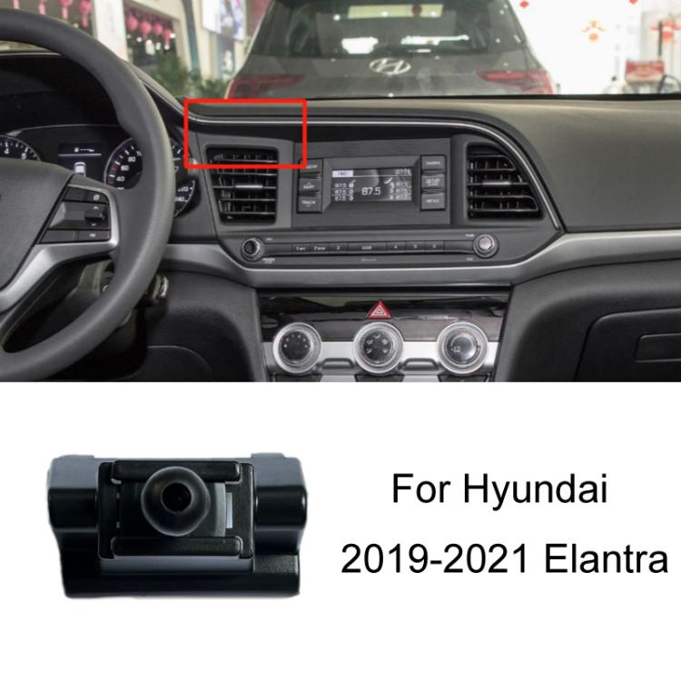 For Hyundai Left Driving Car Special Mobile Navigation Bracket Base, 04-11 Elantra, 06-13 Tussan, 08-10 CELESTA, 10-15 IX35, 10-16 Reina, 11-14 8 Generation Sonata, 11-16 CELESTA, 12-21 Elantra, 14-16 MISTRA, 15-18 Tussan, 15-19 IX25�������������������...