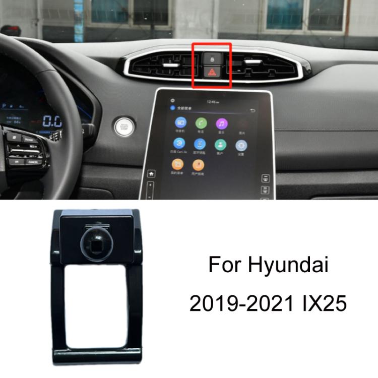 For Hyundai Left Driving Car Special Mobile Navigation Bracket Base, 04-11 Elantra, 06-13 Tussan, 08-10 CELESTA, 10-15 IX35, 10-16 Reina, 11-14 8 Generation Sonata, 11-16 CELESTA, 12-21 Elantra, 14-16 MISTRA, 15-18 Tussan, 15-19 IX25�������������������...