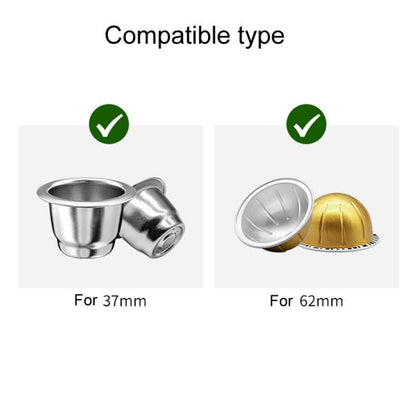 For Nestle Vertuo Coffee Maker Disposable Capsule Aluminum Foil Sealer Paper, 37mm 100pcs / Pack, 37mm 204pcs / Pack, 62mm 100pcs / Set