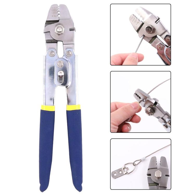 Pince à sertir pour la pêche en mer, haute précision, pour fil et corde, SJ-255, SJ-255 + 150pcs, SJ-255 +300pcs