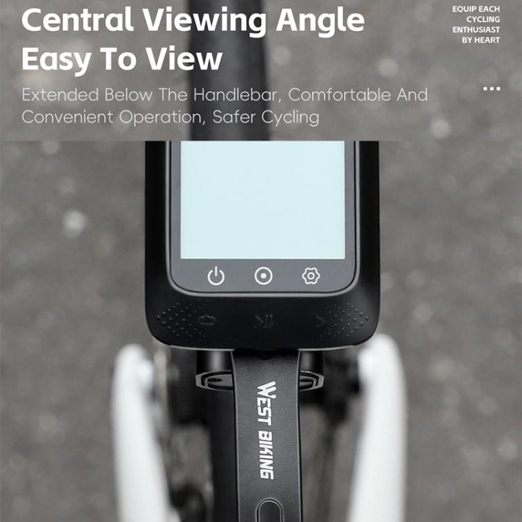 WEST BIKING Rennrad-Fahrrad-Sportkamera-Halterung, einteilig 400, verstellbar hohl 401