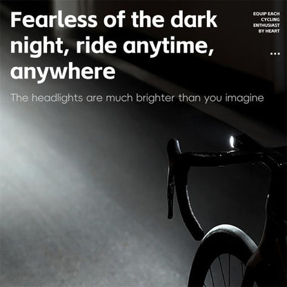 WEST BIKING Bicycle Waterproof TYPE-C Rechargeable High-Brightness Headlight, Regular, Digital Battery Display