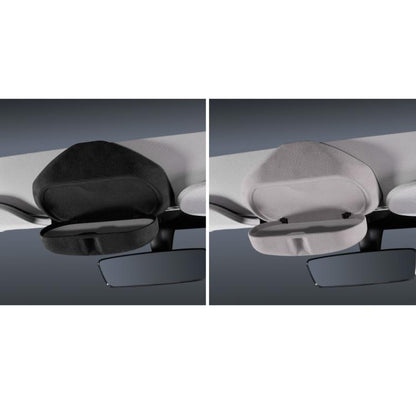 For Tesla Suede Leather Glasses Storage Box, 2024 Model 3 Beige, 2024 Model 3 Black, Model Y Beige, Model Y Black, Model 3 Beige, Model 3 Black