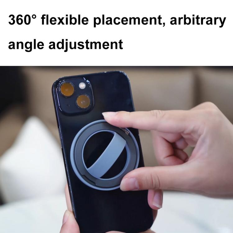 RK-X39 Mini Silicone Magnetic Finger Ring Buckle Mobile Phone Holder