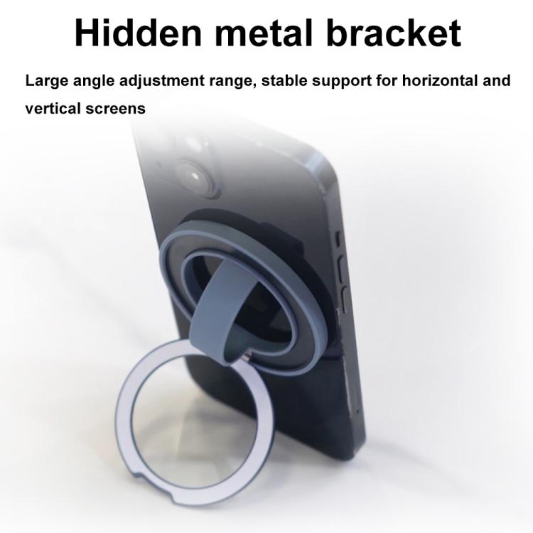 RK-X39 Mini Silicone Magnetic Finger Ring Buckle Mobile Phone Holder