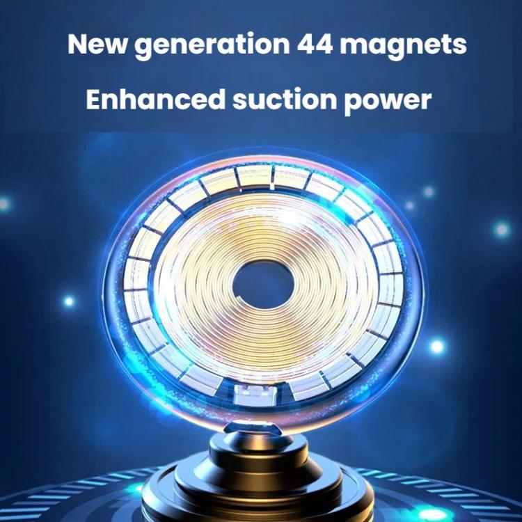 15W Car Magnetic Wireless Charging Phone Holder Alloy Base