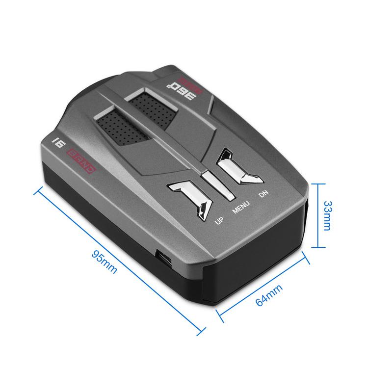 Car Mobile Radar Speed Detector Car Electronic Dog, Support English / Russian, V9