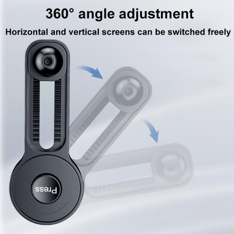 Retractable and Adjustable Car Phone Bracket Rotating Extension Rod Rack Accessories