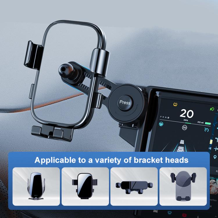 Retractable and Adjustable Car Phone Bracket Rotating Extension Rod Rack Accessories