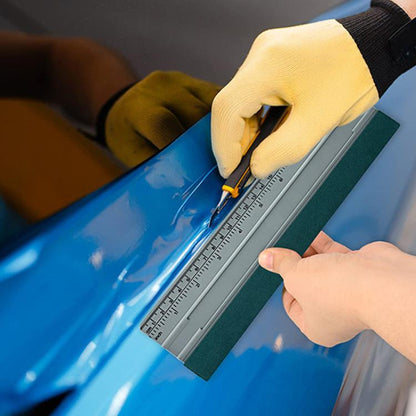 With Scale Auto Film Scraper Long Square Wallpaper Scraping Tool, 15cm, 19cm, 24cm, 29cm