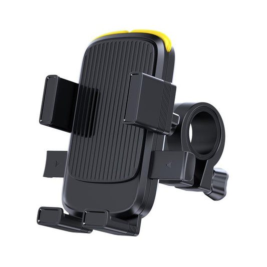 Support de téléphone pour vélo et moto avec sangle en silicone cachée, pour guidon et rétroviseur