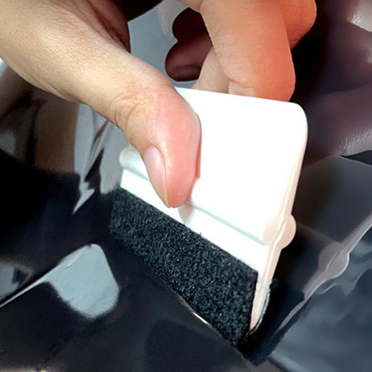 Outil de pose de film pour voiture, petit grattoir anti-rayures, lot de 5 avec feutre