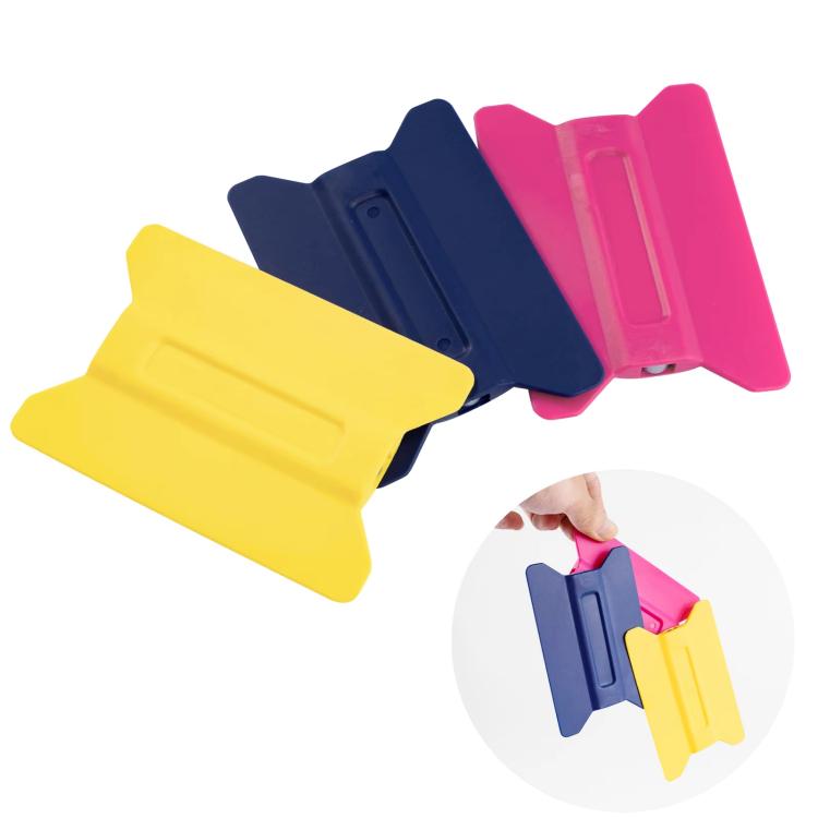 Car Film Scraper Plastic Winged Scraper Tool, With Magnet