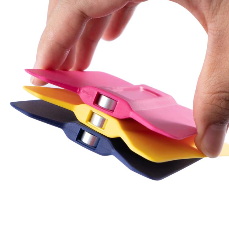 Car Film Scraper Plastic Winged Scraper Tool, With Magnet