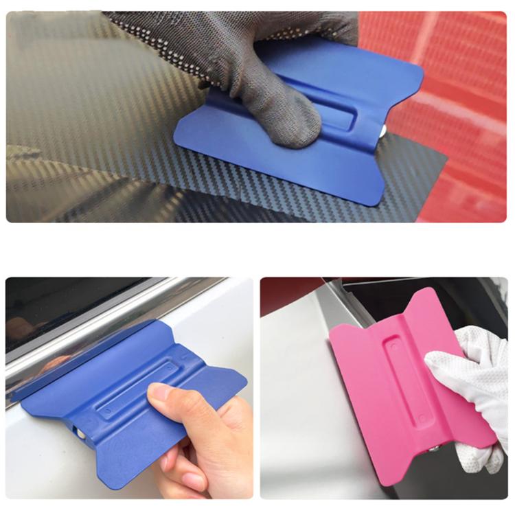 Car Film Scraper Plastic Winged Scraper Tool, With Magnet