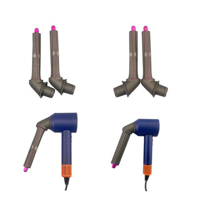 For Dyson Hair Dryer 360 Degree Rotating Elbow Adapter And Hair Curling Barrel Set, 1pair 30mm