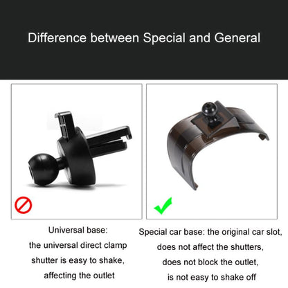 For Mazda Left Driving Car-Mounted Special Mobile Phone Navigation Bracket Base