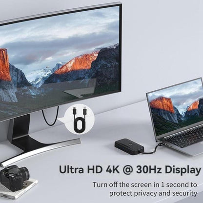 5-In-1 Wireless Casting Dock PD100W Fast Charger USB-C Docking Station, 5-In-1