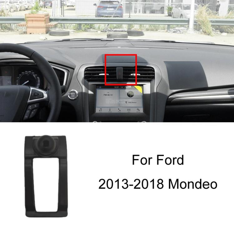For Ford Left Driving Car Special Mobile Phone Navigation Bracket Base, 05-11 Focus, 07-13 Mondeo Zhisheng, 09-14 Festiva, 12-16 Focus, 13-18 Mondeo, 13-21 Kuga, 13-21 Mondeo, 14-19 Escort, 15-17 Karry K50, 15-19 Taurus, 15-20 Edge/Edge ST, 15-21 Musta...