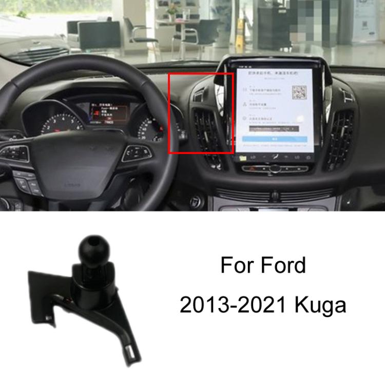 For Ford Left Driving Car Special Mobile Phone Navigation Bracket Base, 05-11 Focus, 07-13 Mondeo Zhisheng, 09-14 Festiva, 12-16 Focus, 13-18 Mondeo, 13-21 Kuga, 13-21 Mondeo, 14-19 Escort, 15-17 Karry K50, 15-19 Taurus, 15-20 Edge/Edge ST, 15-21 Musta...