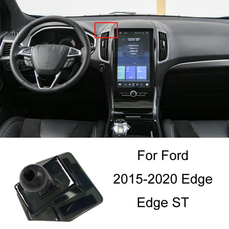 For Ford Left Driving Car Special Mobile Phone Navigation Bracket Base, 05-11 Focus, 07-13 Mondeo Zhisheng, 09-14 Festiva, 12-16 Focus, 13-18 Mondeo, 13-21 Kuga, 13-21 Mondeo, 14-19 Escort, 15-17 Karry K50, 15-19 Taurus, 15-20 Edge/Edge ST, 15-21 Musta...