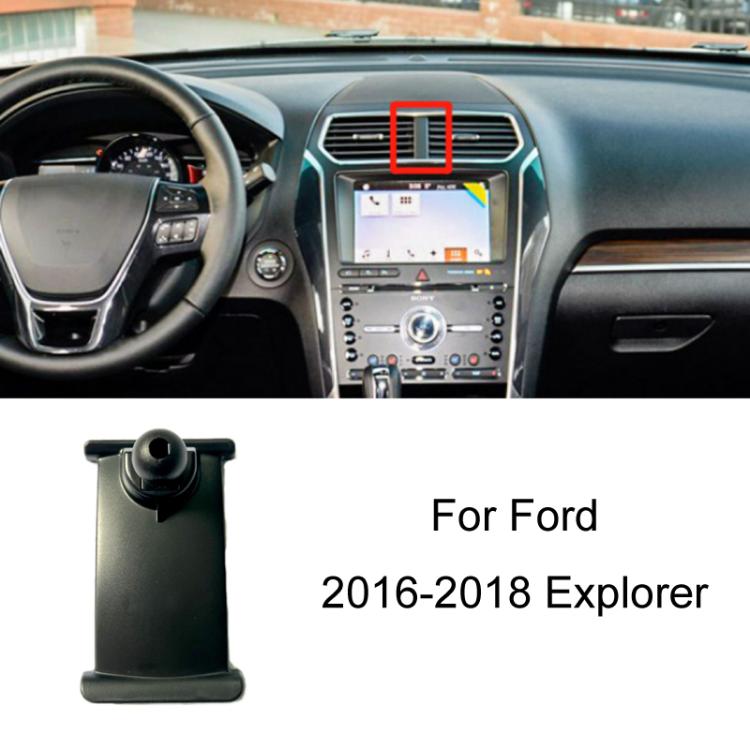 For Ford Left Driving Car Special Mobile Phone Navigation Bracket Base, 05-11 Focus, 07-13 Mondeo Zhisheng, 09-14 Festiva, 12-16 Focus, 13-18 Mondeo, 13-21 Kuga, 13-21 Mondeo, 14-19 Escort, 15-17 Karry K50, 15-19 Taurus, 15-20 Edge/Edge ST, 15-21 Musta...