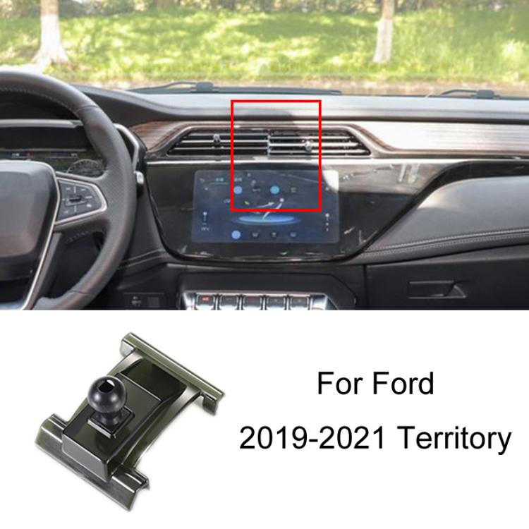 For Ford Left Driving Car Special Mobile Phone Navigation Bracket Base, 05-11 Focus, 07-13 Mondeo Zhisheng, 09-14 Festiva, 12-16 Focus, 13-18 Mondeo, 13-21 Kuga, 13-21 Mondeo, 14-19 Escort, 15-17 Karry K50, 15-19 Taurus, 15-20 Edge/Edge ST, 15-21 Musta...