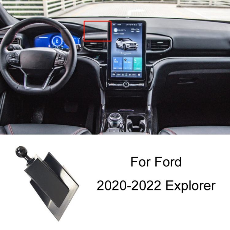 For Ford Left Driving Car Special Mobile Phone Navigation Bracket Base, 05-11 Focus, 07-13 Mondeo Zhisheng, 09-14 Festiva, 12-16 Focus, 13-18 Mondeo, 13-21 Kuga, 13-21 Mondeo, 14-19 Escort, 15-17 Karry K50, 15-19 Taurus, 15-20 Edge/Edge ST, 15-21 Musta...