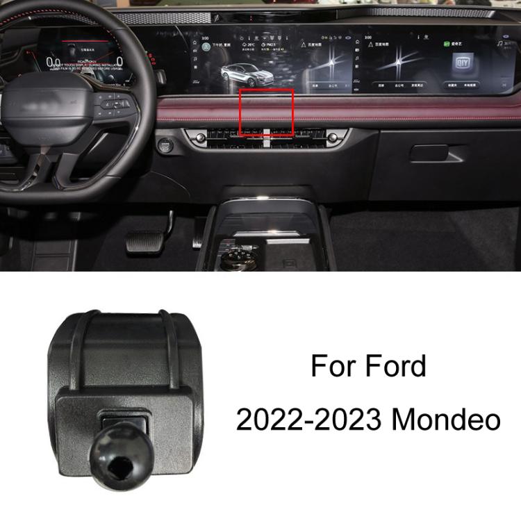 For Ford Left Driving Car Special Mobile Phone Navigation Bracket Base, 05-11 Focus, 07-13 Mondeo Zhisheng, 09-14 Festiva, 12-16 Focus, 13-18 Mondeo, 13-21 Kuga, 13-21 Mondeo, 14-19 Escort, 15-17 Karry K50, 15-19 Taurus, 15-20 Edge/Edge ST, 15-21 Musta...