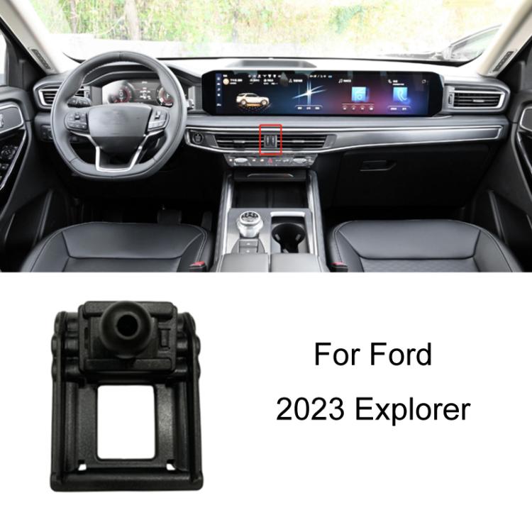 For Ford Left Driving Car Special Mobile Phone Navigation Bracket Base, 05-11 Focus, 07-13 Mondeo Zhisheng, 09-14 Festiva, 12-16 Focus, 13-18 Mondeo, 13-21 Kuga, 13-21 Mondeo, 14-19 Escort, 15-17 Karry K50, 15-19 Taurus, 15-20 Edge/Edge ST, 15-21 Musta...